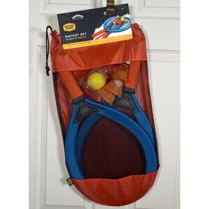 Outdoor Freestyle Racket Set & Bag Lightweight Active Fun Rackets Ball & Shuttle